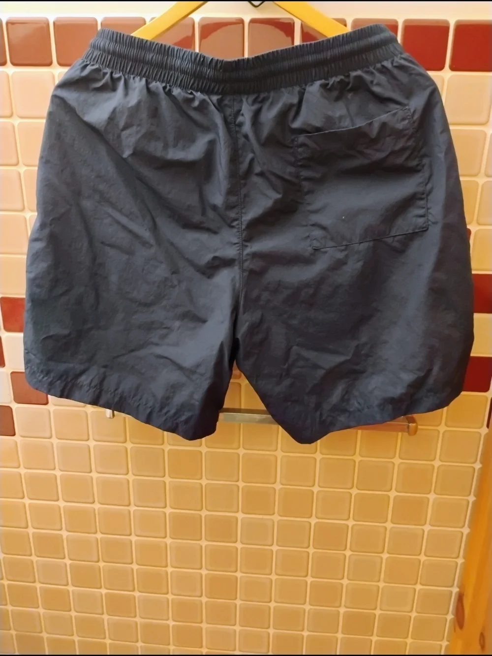 Adidas Men’s Navy Swim Shorts with Trefoil Logo - Picture 3 of 3